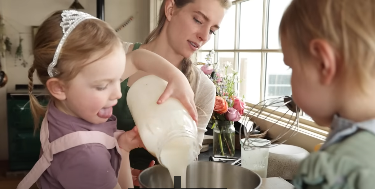 Making Butter at Home from Fresh Cream